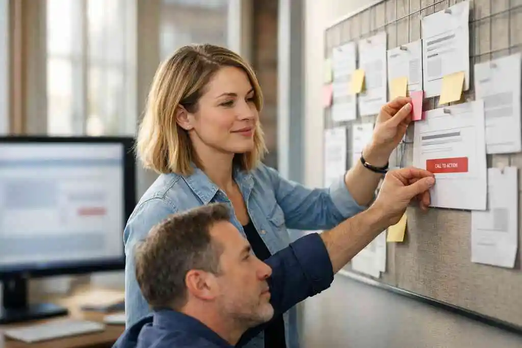 How trust signals, social proof, and visual hierarchy work together without clutter — Marketing Tip